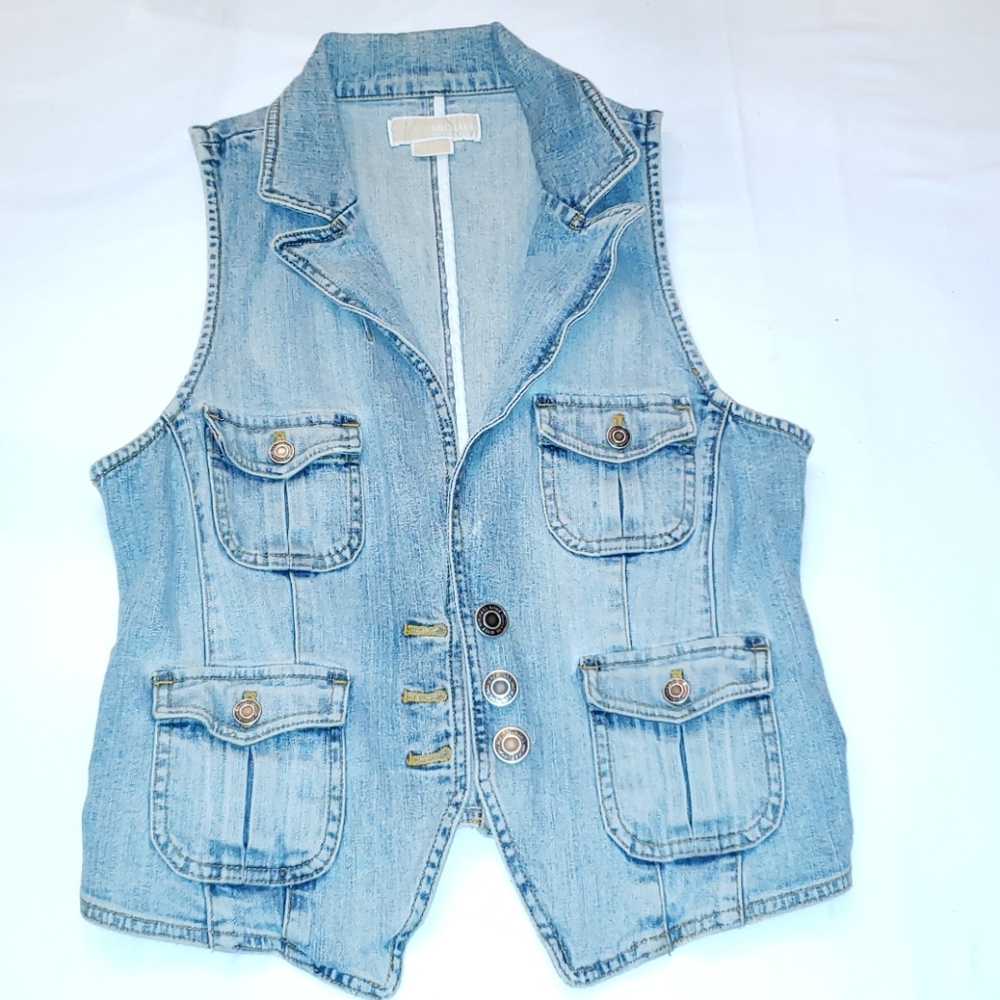 Michael Kors jean vest S